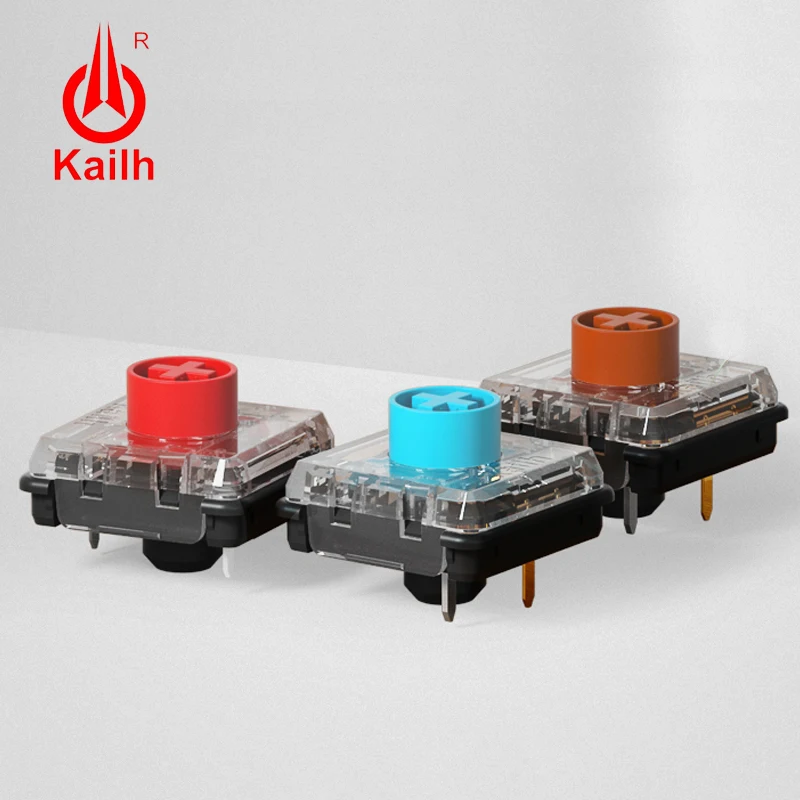 Kailh Choc V2 commutateur à profil bas 1350 chocolat V2 commutateurs de clavier mécanique personnalisé bricolage Clicky Tactile linéaire bleu rouge marron