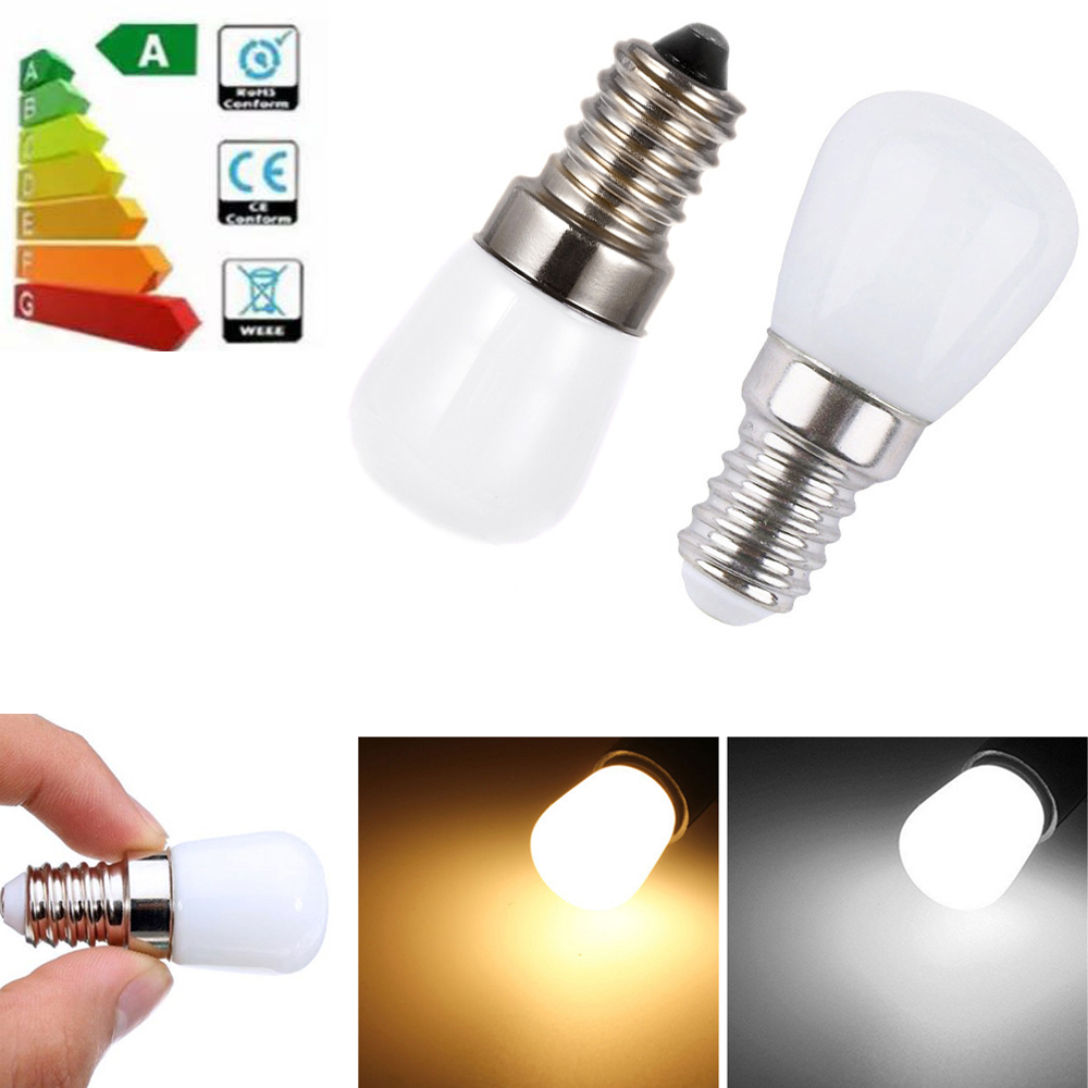 ミニ LED 電球 2 ワット E14 E12 T22 220V 110V 12V 24V 2835 SMD 冷蔵庫ランプネジ電球冷蔵庫冷凍庫コールド/ウォーム