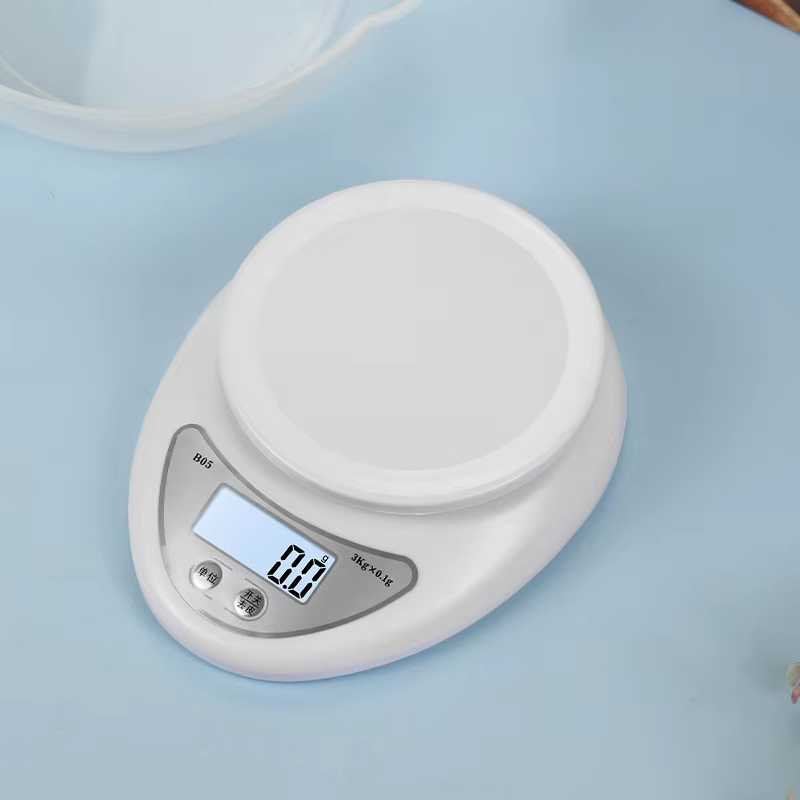 Balança Digital Portátil de 5kg/1g, Balança Eletrônica LED para Medição de Alimentos, Ferramenta de Acessórios de Cozinha