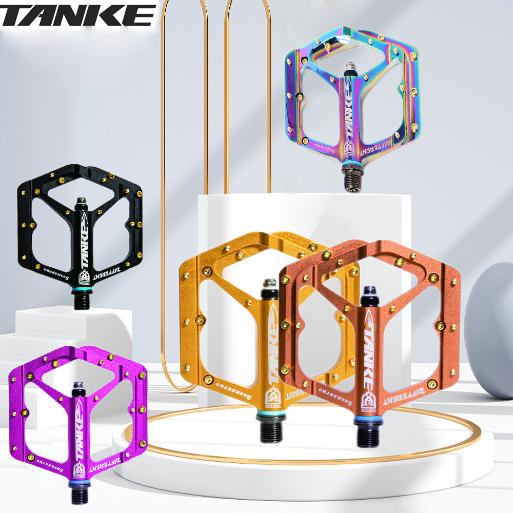 Tanke TP-50 pedais sepeda mtb liga de alumínio antiderrapante pedal de bicicleta pedal de bicicleta
