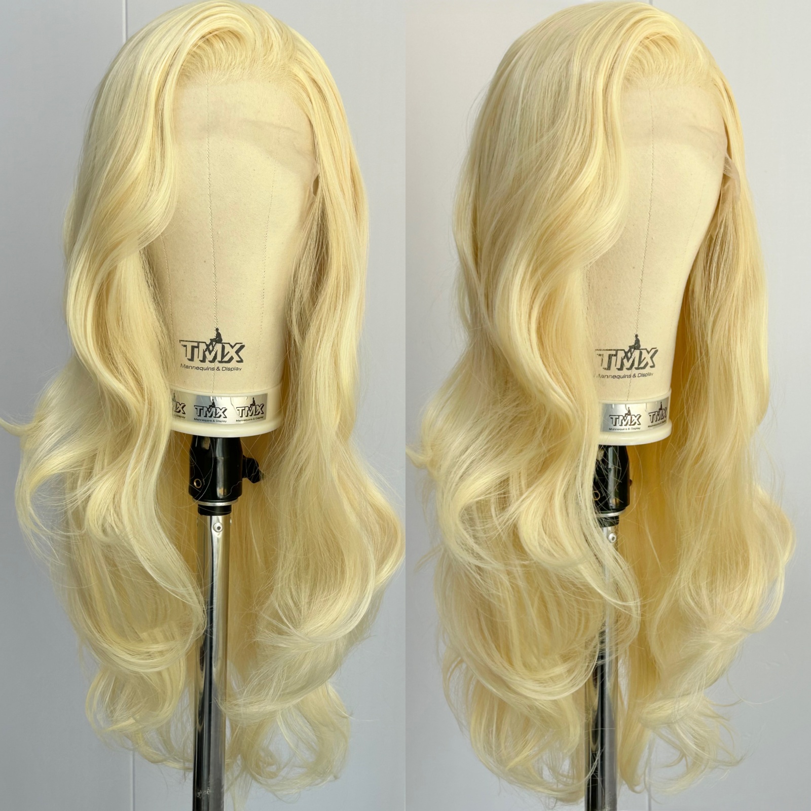 613 loira longo encaracolado ondulado onda natural em camadas de cabelo sintético parte livre pré arrancado mel loira 13x4 perucas dianteiras do laço para mulher