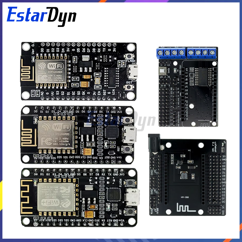 Draadloze module CH340/CP2102 NodeMcu V3 V2 Lua WIFI Internet of Things Ontwikkel bordgebaseerde ESP8266 ESP-12E met PCB-antenne
