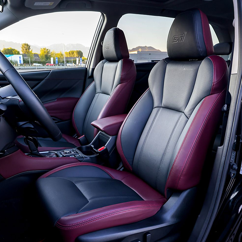 Custom Fit Car Accessories Seat Covers 5 Seat Top Quality Leather for 2004-2025 Subaru Forester Base Limited Premium Sport