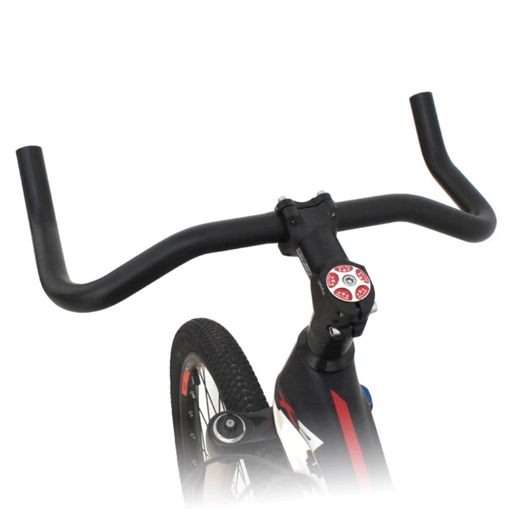 Kierownica Bullhorn 25,4 mm 390 mm do części rowerowych do rowerów górskich i szosowych o stałym przełożeniu