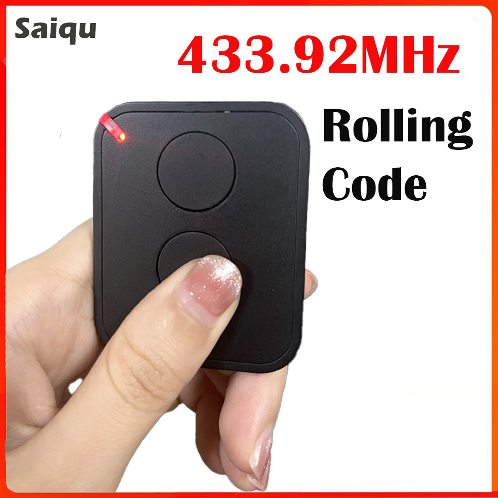 433,92 MHz duplicador FL01RE FL02RE FL04RE código rodante Control remoto de puerta de garaje 433MHz Rf abridor de Control remoto inalámbrico
