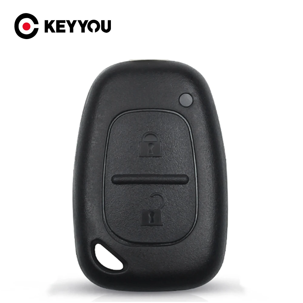 KEYYOU 1 шт. без лезвия для Renault Opel Vauxhall для Nissan Vivaro Traffic Primastar, чехол для дистанционного ключа автомобиля, 2 кнопки, чехол
