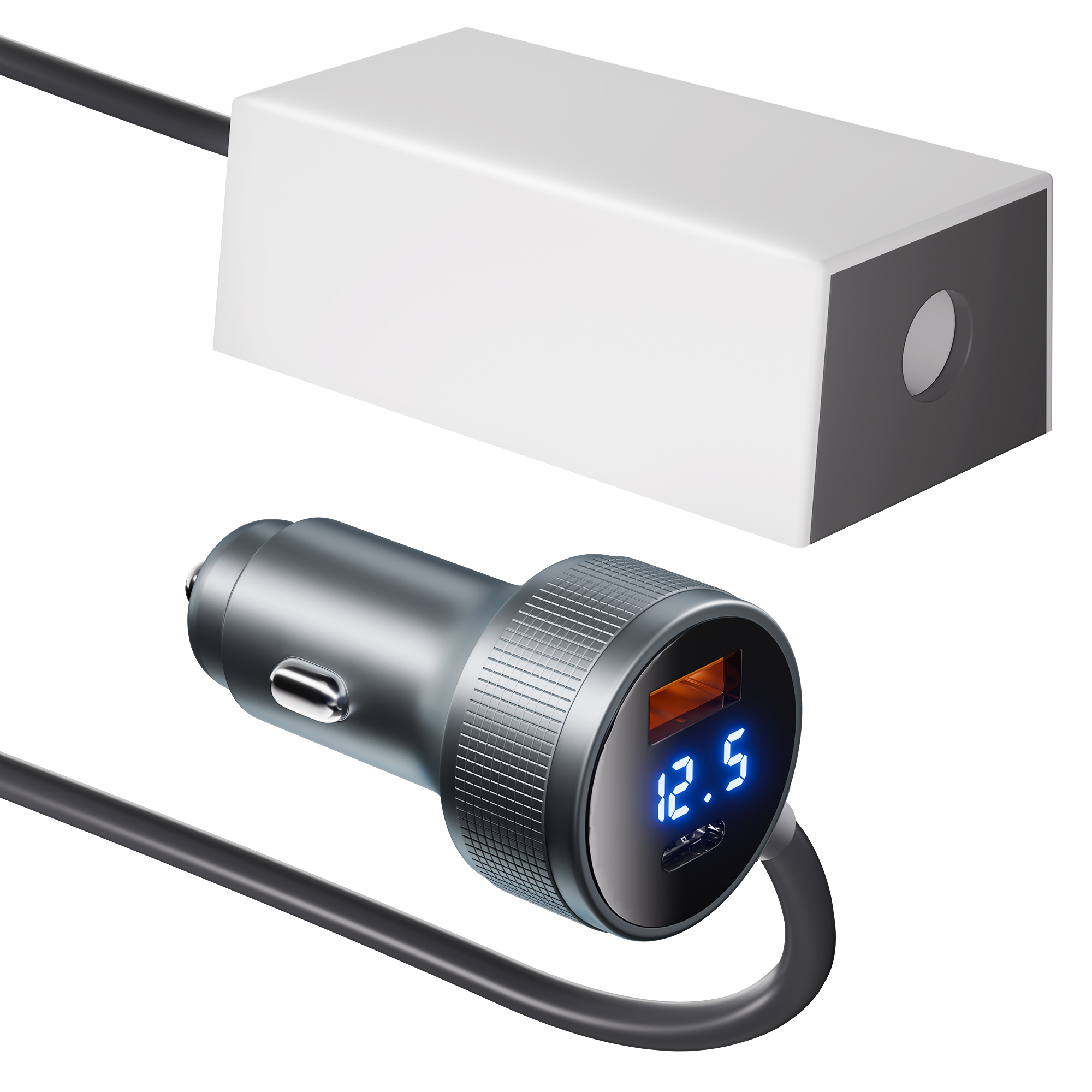 Starlink Adaptor Pemantik Rokok Mini USB C 3 In 1 Starlink Kabel Step Up Tegangan Mini 36V 1,67A Output 12V-36V Input 18 AWG