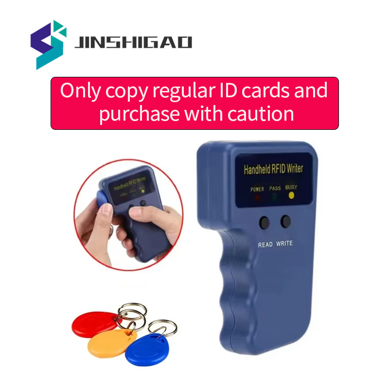มือถือ 125KHz อ่าน EM4100 TK4100 RFID เครื่องถ่ายเอกสาร Duplicator Programmer Reader EM4305 T5577 Rewritable ID Keyfobs แท็กการ์ด