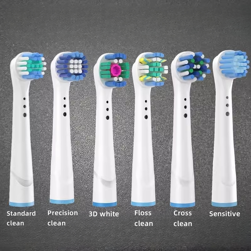 4/8 SZTUK wymiennych główek szczoteczek do elektrycznych szczoteczek do zębów Oral B Floss Cross Action 3D Pro White Precision Standard Daily Clean