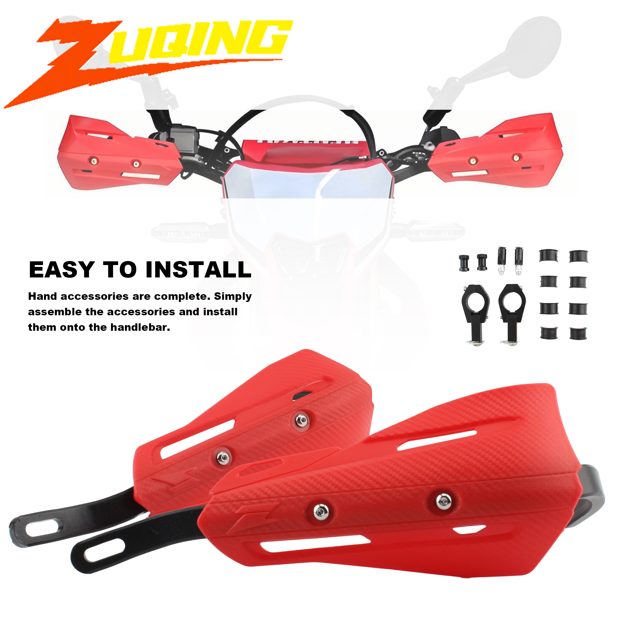 22 28mm protetor de mão protetor de mão para yamaha ktm husqvarna honda kawasaki bicicleta da sujeira enduro proteção do guiador da motocicleta