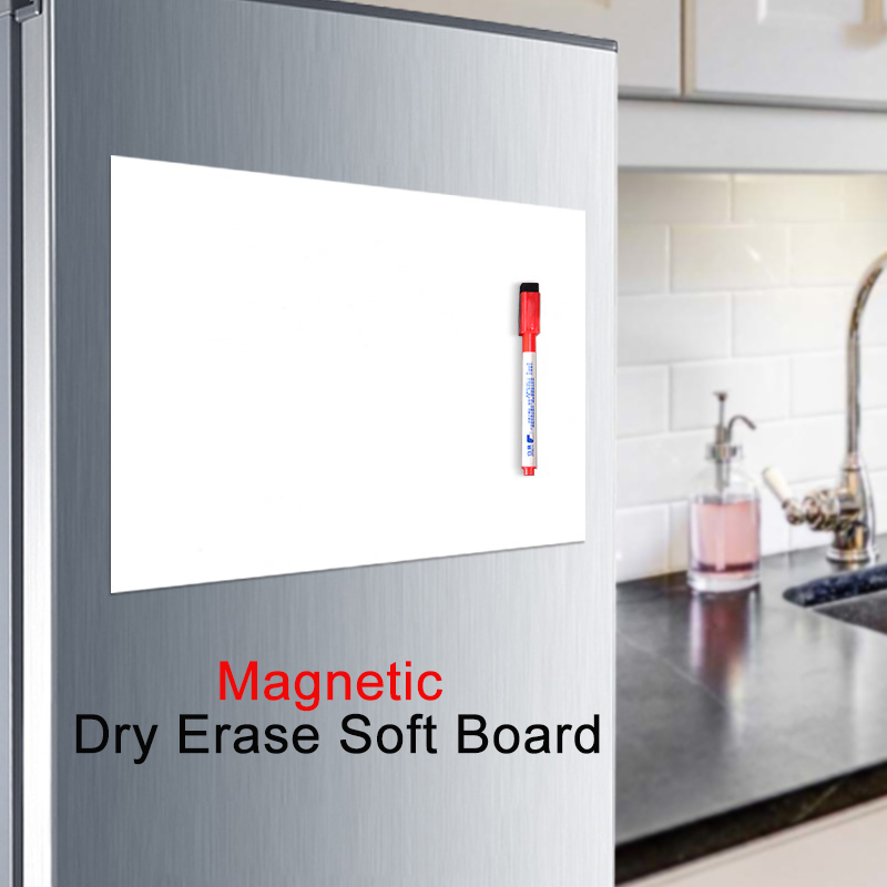 A4 Từ Tính Khô Tẩy Xóa Bảng Tủ Lạnh Bút Lông Viết Bảng Trắng Tờ, Nhà Bếp Xong Xóa Được Linh Hoạt Tủ Lạnh Nam Châm Ghi Nhớ Tạp Hóa Danh Sách