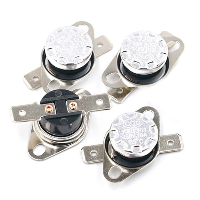 4 Uds NC NO interruptor de sensor de temperatura 90 ℃ 95 ℃ 100 ℃ 110 ℃ 115 ℃ 120 ℃ 125 ℃ 135 ℃ 140 ℃ 150 ℃ 155 ℃ 160 ℃ 165 ℃ 170 ℃ 175 ℃ 180 ℃   Termostato S