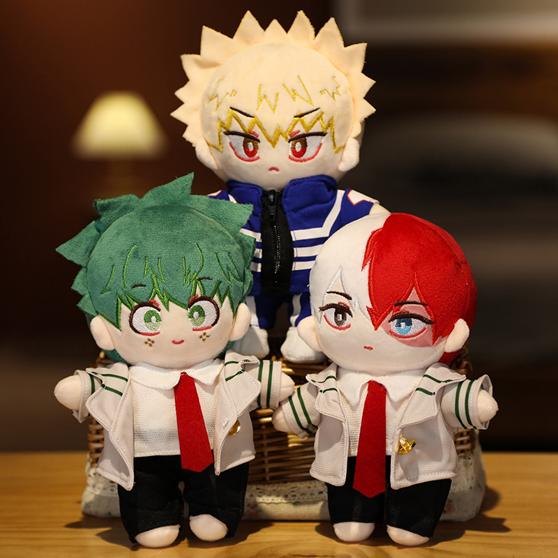1Pc 20ซม.ใหม่ My Hero Academia Peluche ของเล่นตุ๊กตาตุ๊กตาอะนิเมะ Midoriya Izuku Bakugou Katsuki Todoroki Shoto ตุ๊กตาเด็กของขวัญ