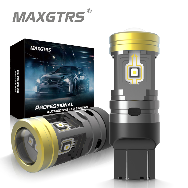 2x Ampoules LED Super Lumineuses BAY15D P21/5W T20 1157 Canbus 6000K pour Feux Stop, Feux de Recul et Feux de Positionnement Auto Blanc Rouge