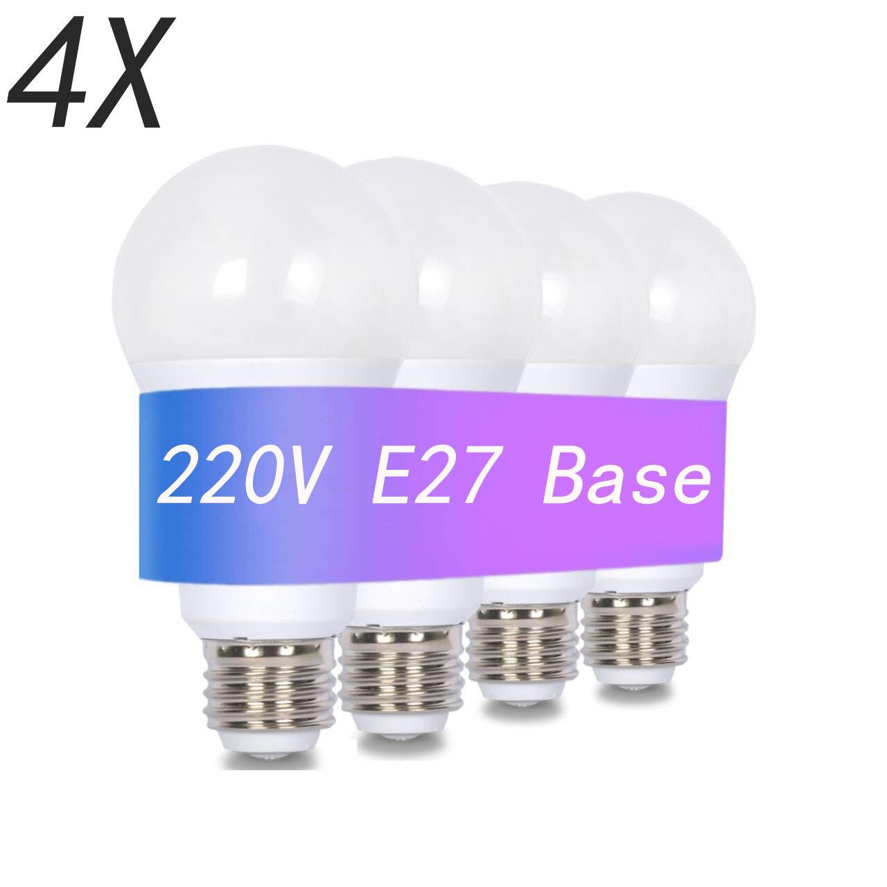 4PCS LED-Birne E27 AC220V 3W 6W 9W 12W 15W 18W 20W Innenbeleuchtung Niedriger Energieverbrauch Home Energiesparende LED-Glühbirnen