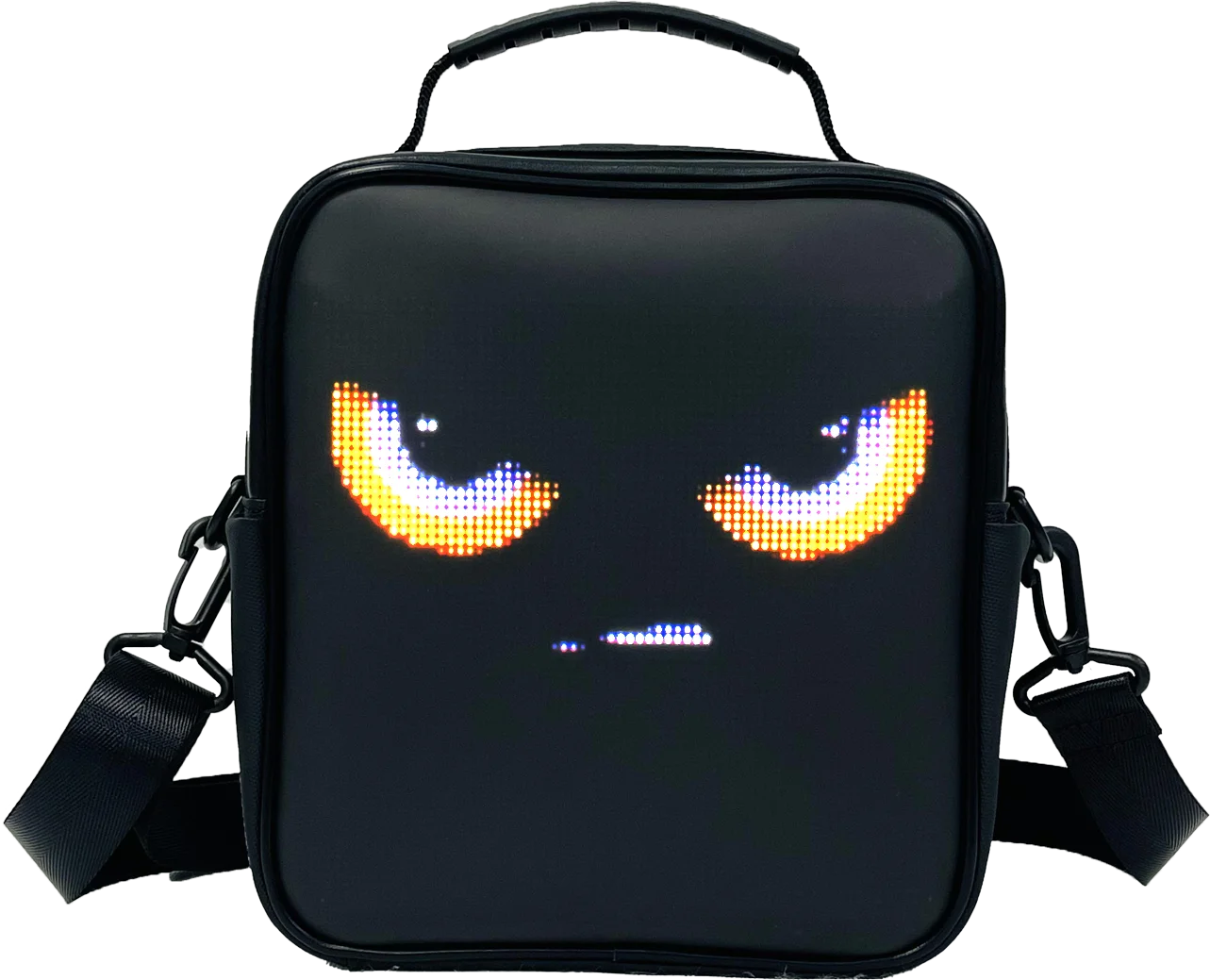 Pantalla LED, bolso bandolera con control por aplicación, bandolera barata, impermeable, mochila para el pecho, mochila de viaje para ciclismo para hombres y mujeres