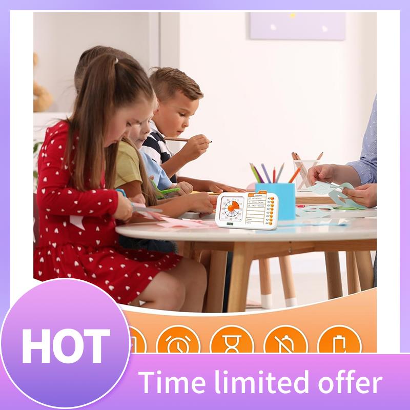 Temporizador visual TDAH ABFN-3-in-1 para crianças e adultos com placa de planejamento, temporizador de tarefas, gráfico de tarefas e plano de programação visual