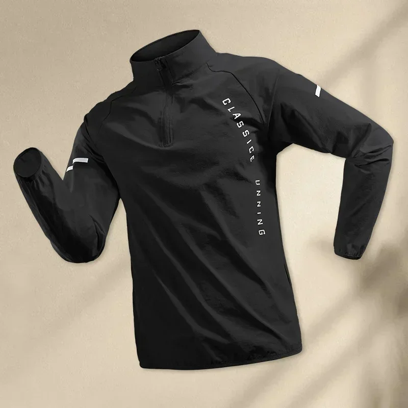 2025 chaquetas blancas para correr para hombre, chaqueta deportiva con capucha y cremallera para gimnasio, sudadera deportiva para entrenamiento y trotar, ropa deportiva informal para correr