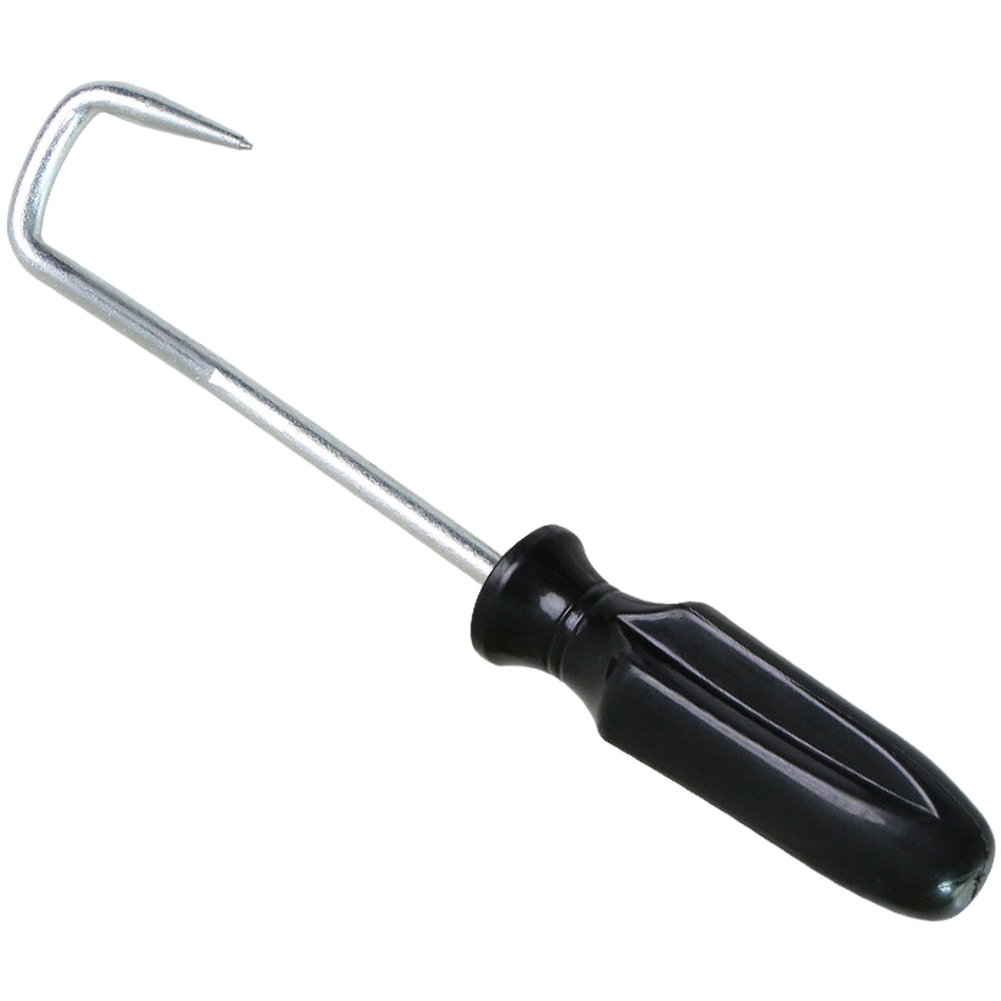 Herramienta de gancho para quitar mangueras de automóviles, hecha de acero para tuberías de combustible y radiadores, con mango de nailon cómodo para un manejo seguro