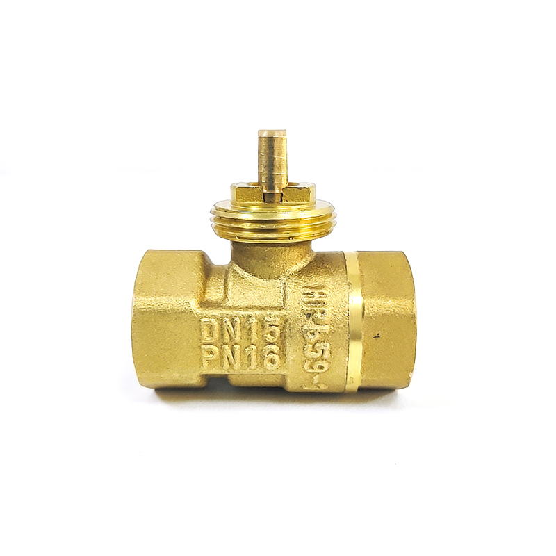 Corpo della valvola a sfera in ottone con filettatura motorizzata elettrica DN15 DN20 DN25