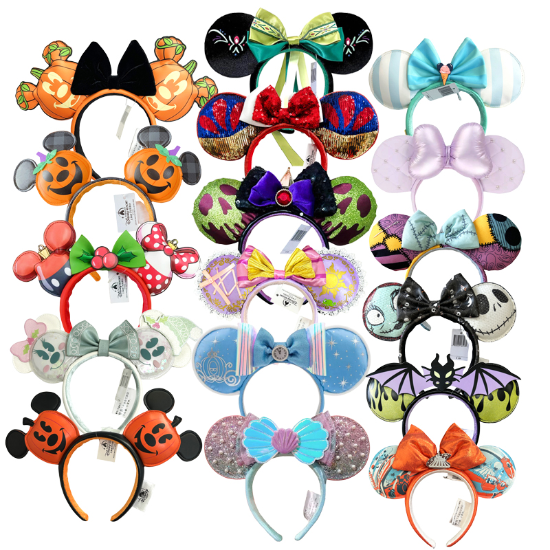 Diadema con orejas de Mickey Mouse, accesorios para el cabello para fiesta de Navidad y Halloween, Cosplay de princesa, accesorios para el cabello para adultos/niños, regalos de cumpleaños