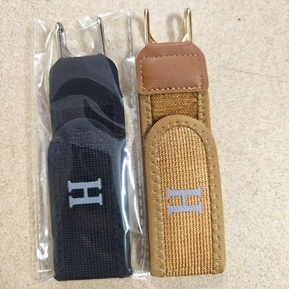 Cinto Elástico Ajustável Sem Fivela com Gancho, Almofada de Borda Macia, Cinto Invisível Sem Fivela para Calças Jeans, Presente