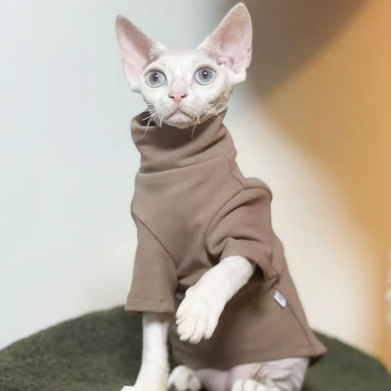 DUOMASUMI Sphynx ubrania dla kota samonagrzewający ciepła bielizna termiczna ubrania dla kota Sphynx Devin Konnis bezwłosy ubrania dla kota