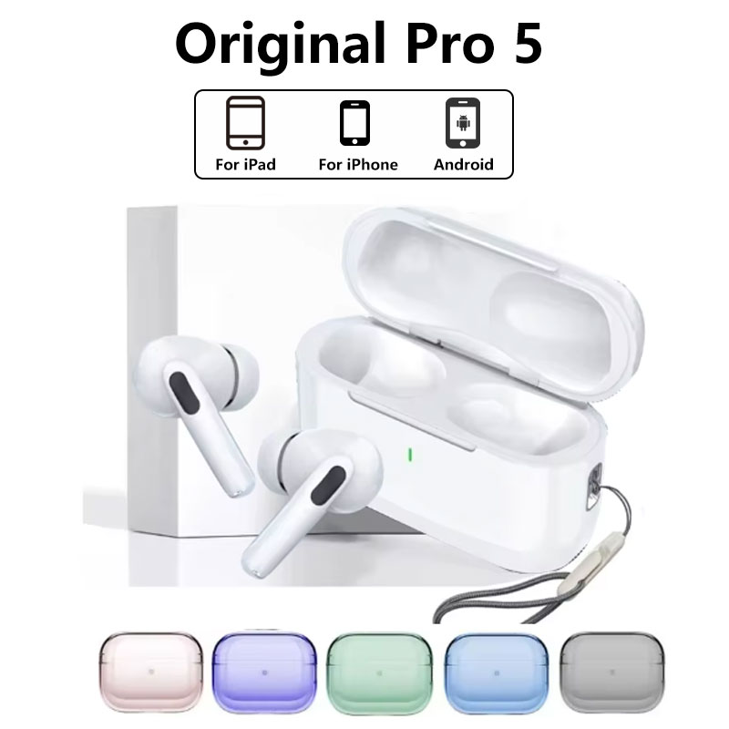 Para Original Air Pro5 TWS Max auriculares inalámbricos Bluetooth auriculares deportivos con cancelación de ruido para iPhone Android