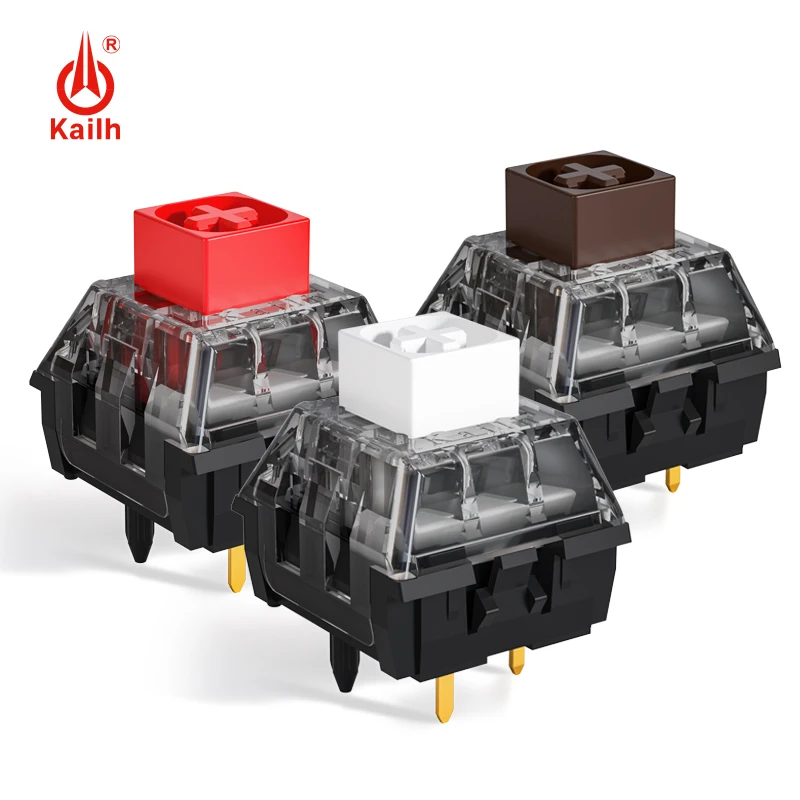 Kailh BOX V2 blanc rouge marron commutateur bricolage clavier mécanique de jeu personnalisé 5Pin RGB MX Clicky commutateurs tactiles linéaires accessoires