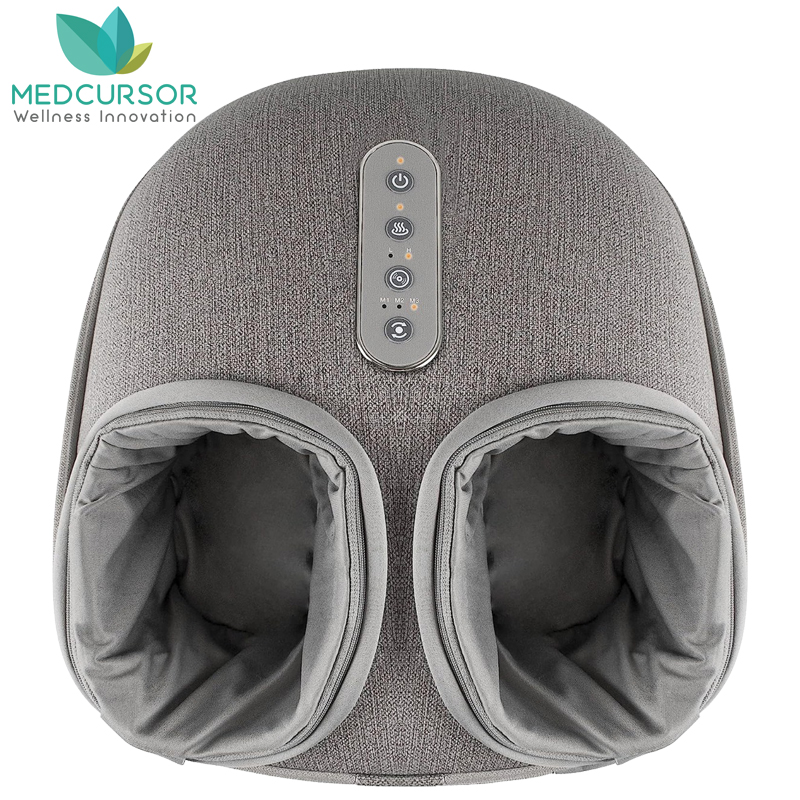 Medcursor массажер для ног, нагревательная терапия, регулируемый ролик шиацу для глубокого разминания, расслабление мышц, облегчение боли для домашнего офиса