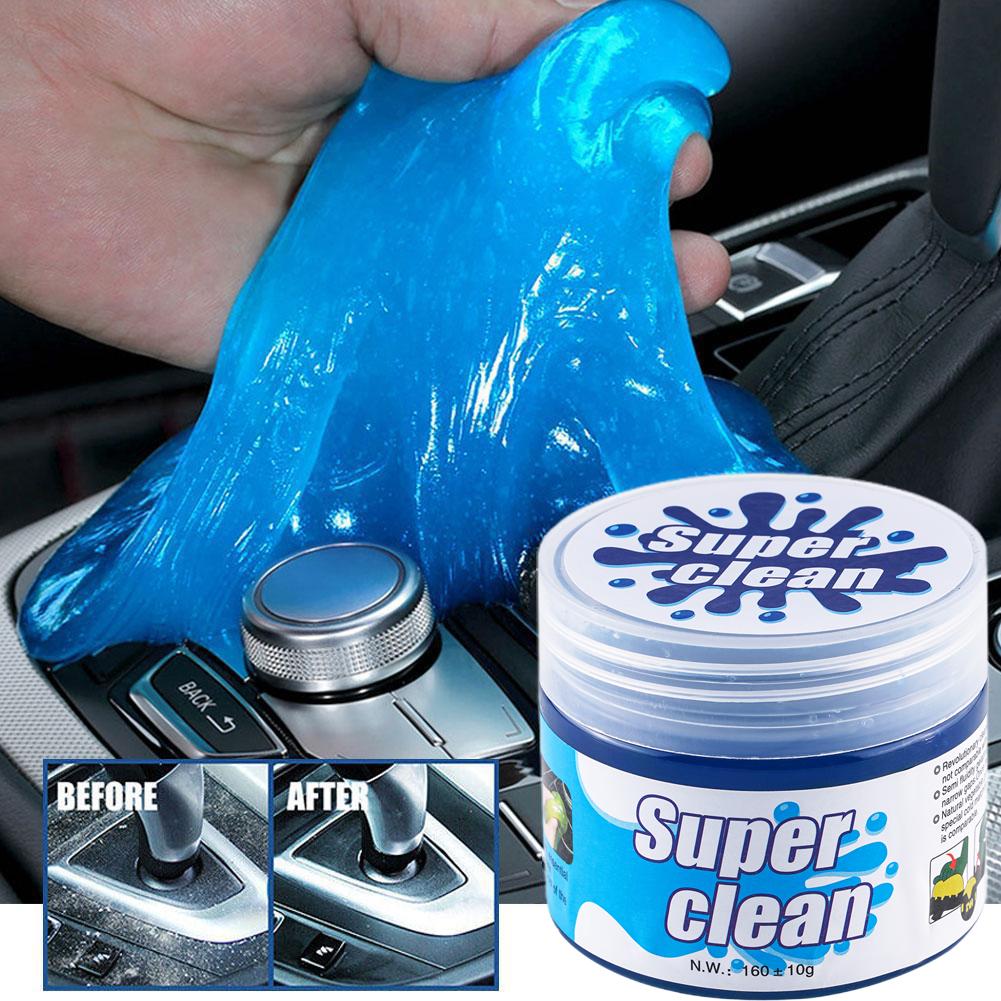 Plumero de gel suave para limpieza de coche, para eliminar el limpieza Interior, salida mágica, ventilación de ordenador portátil, herramienta para salpicadero, lavado de polvo y barro