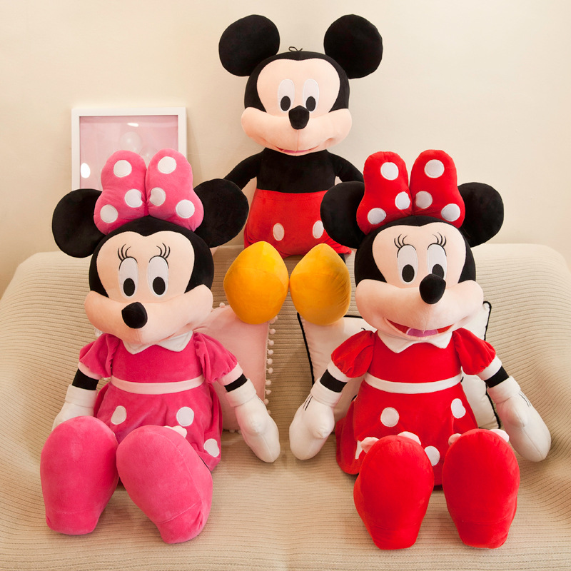 35 см Disney Микки Маус плюшевые игрушки Kawaii аниме Микки Минни мягкие плюшевые модели украшения куклы для детей подарок на день рождения