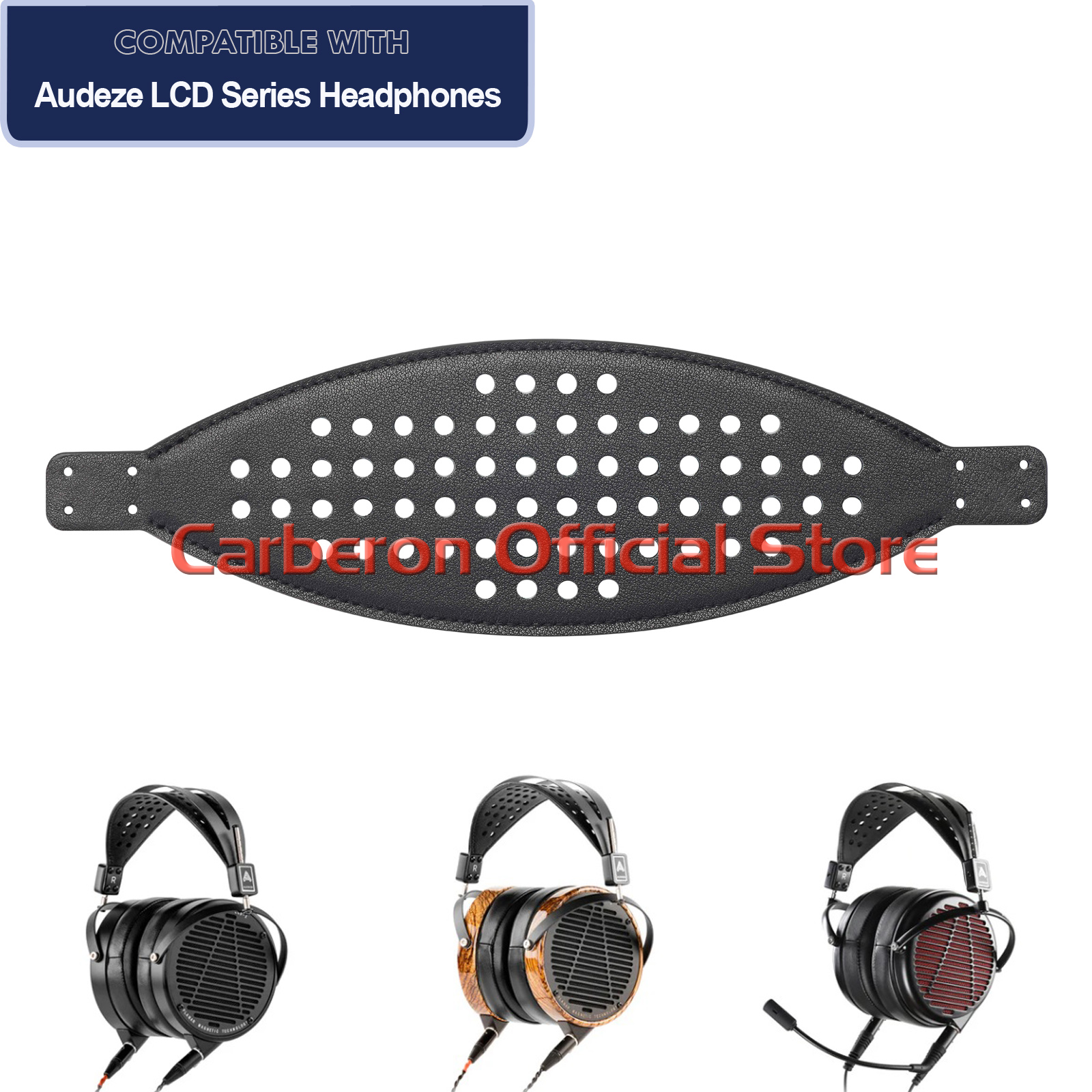 Carberon – sangle de bandeau en cuir véritable, pour écouteurs Audeze LCD-2 LCD-2 Classic LCD-3 LCD-4 LCD-4Z LCD-X LCD-XC LCD-MX4 LCD-GX
