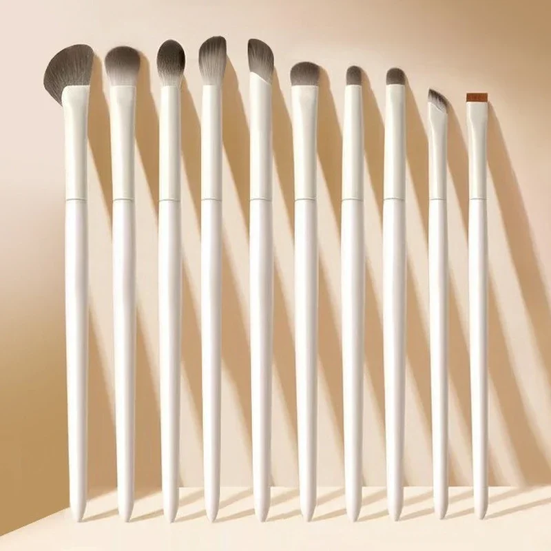 5/6/8/10 pièces pinceaux de maquillage pour les yeux naturels ensemble détail fard à paupières brosse pinceau de maquillage blanc Ultra doux fard à paupières Eyeliner maquillage 2026