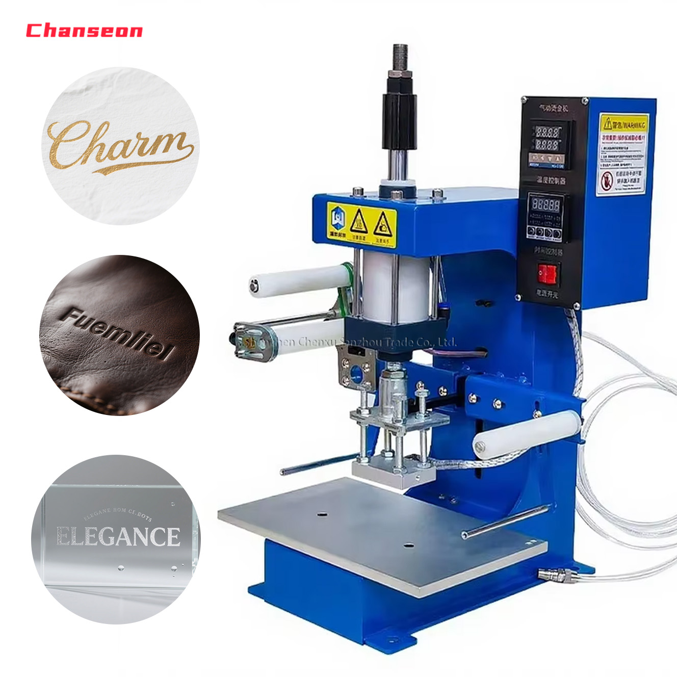 Semi-Automatic Hot  Stamping Machine for Gold Silver   Embossing  Leather Wood  Paper Plastics Logo Bronzing
