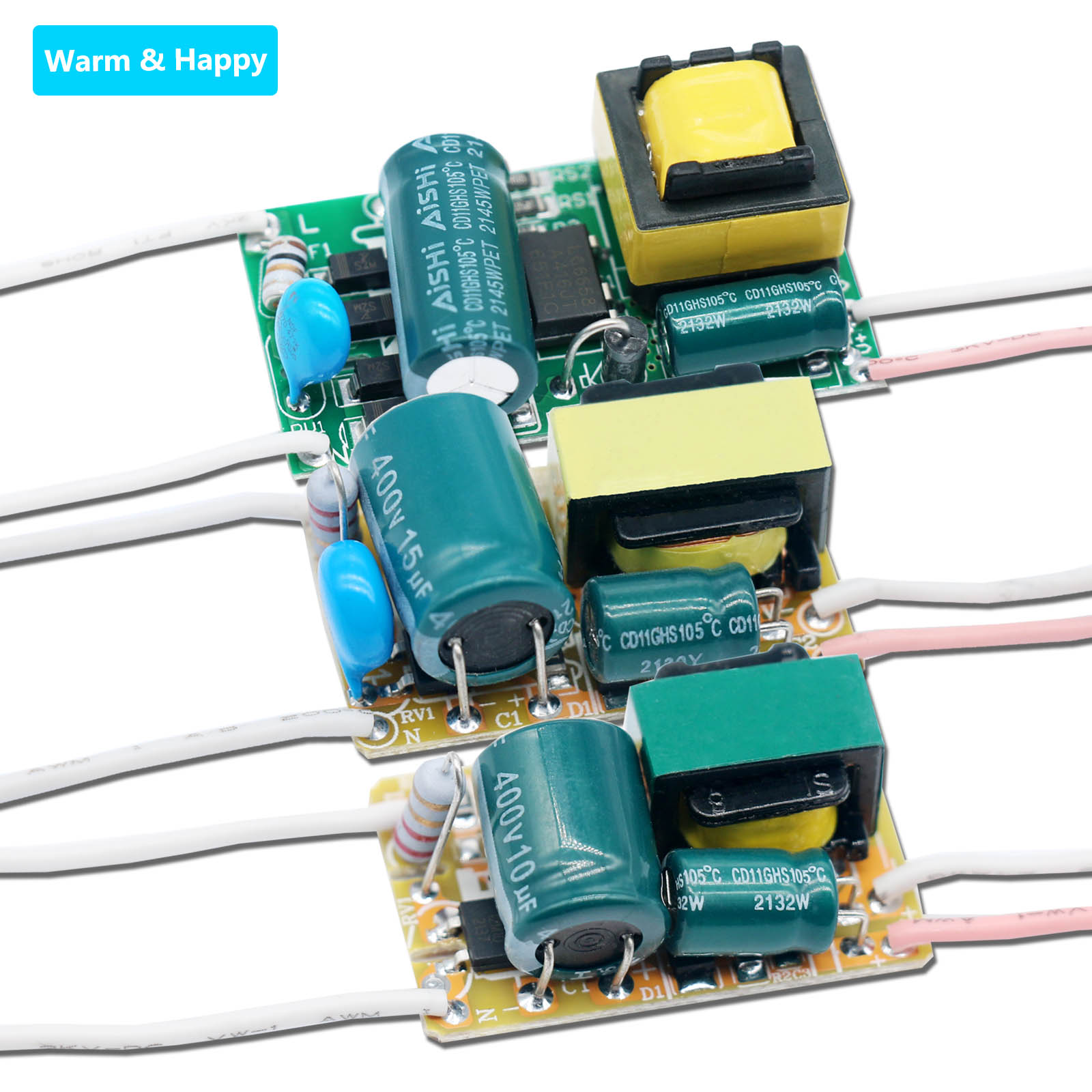 LED-Treiber 8 W, 18 W, 25 W, 36 W, 50 W, 300 mA, 250 mA, nicht isolierter LED-Konstantstromwandler, AC-zu-DC-Konverter, Netzteil