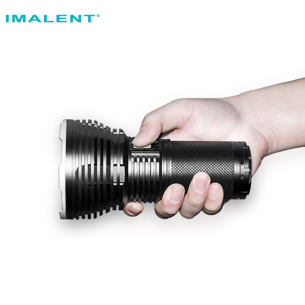 IMALENT senter berkemah, RT70 XHP70.2 5500LM pengisian magnetik cerdas kontrol suhu LED lampu sorot lentera lentera