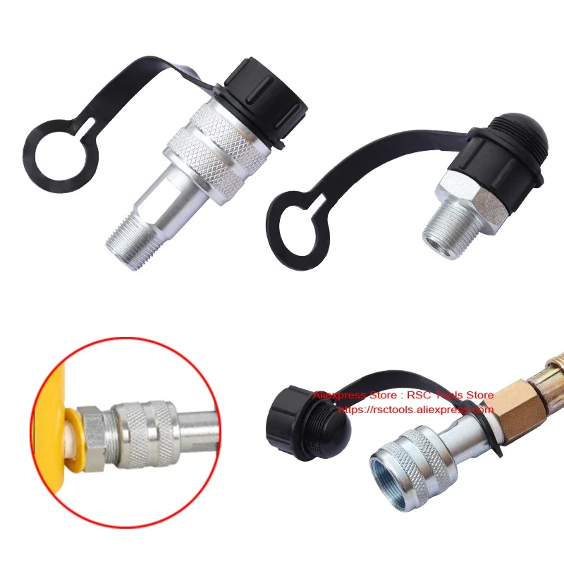 Conjunto de acoplamientos rápidos hidráulicos de los accesorios de herramientas hidráulicas del acoplador rápido hidráulico Zg3/8