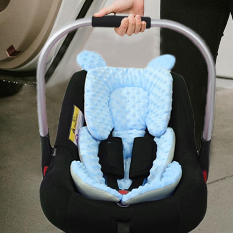 Inserção de assento de carro para crianças pequenas, inserção de carrinho de criança para todas as estações, tapete respirável, ergonômico, verão, inverno, conforto, almofada para carrinho de criança