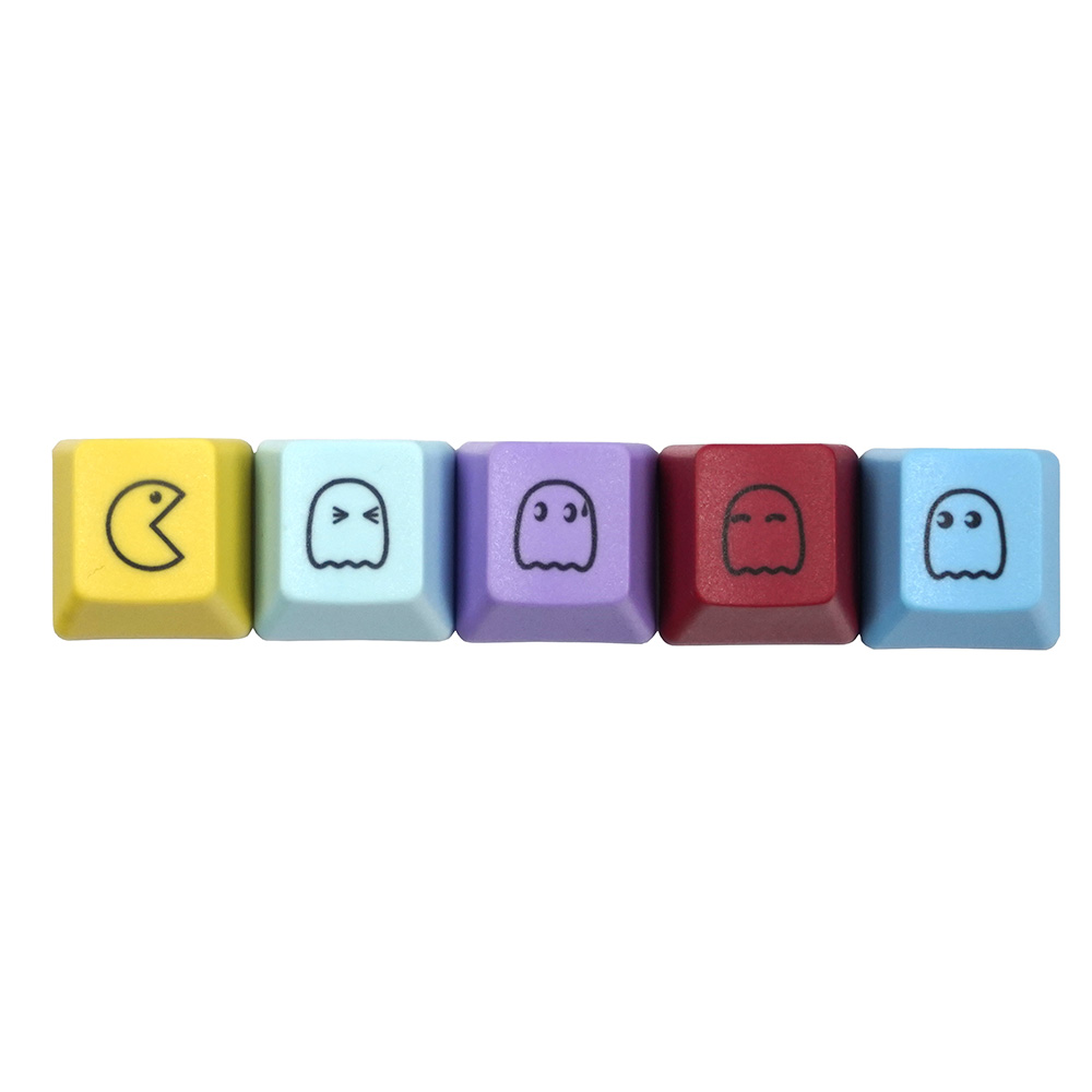 NPKC 5PCS Leuke Emoticons Keycaps OEM/DSA Aanvullende Keycap PBT Key caps voor Mechanisch Toetsenbord Custom DIY Game Key cap