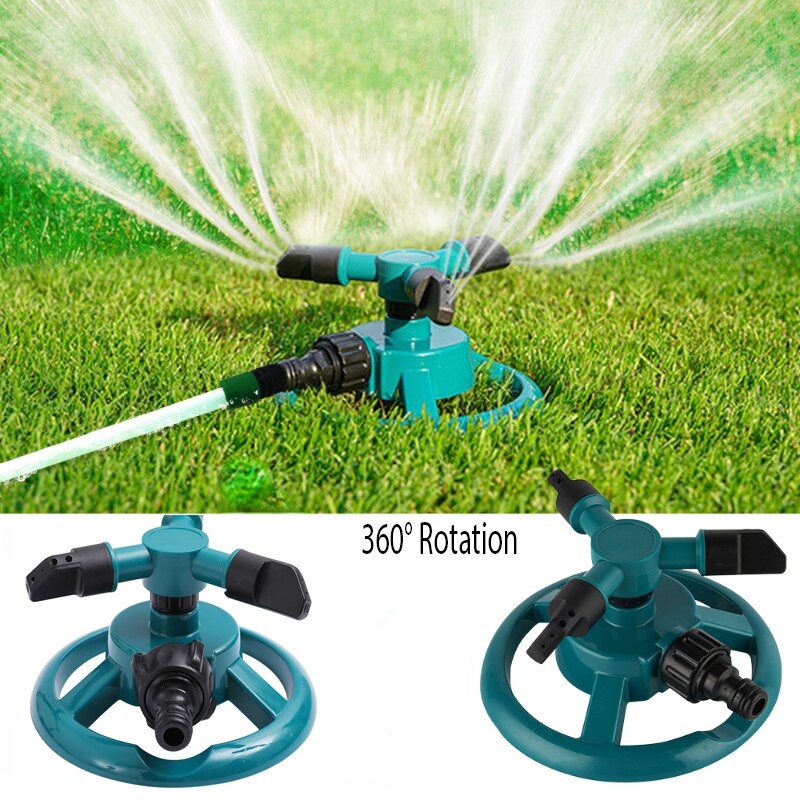 Sprinkler nozzle 360 graden automatisch roterende waterspray tuin gazon automatische sprinkler tuin water irrigatiebenodigdheden