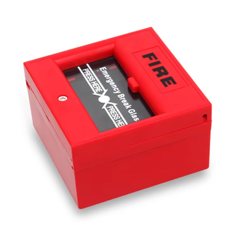 Alarme de incêndio quebrando vidro liberação porta de emergência interruptor de vidro interruptor de liberação de vidro quebrando