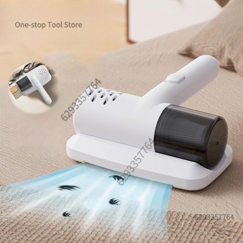 Aspirateur à main sans fil, chargement USB, aspiration puissante, dissolvant d'acariens Portable pour le nettoyage de lit, du canapé et de la voiture