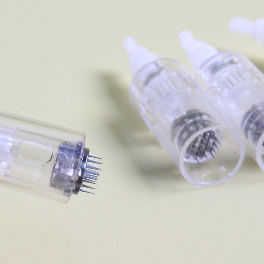 50 pçs 12 24 36 42 pinos dermapen cartucho agulhas baioneta microagulhamento substituição para mts tatuagem beleza canetaym m5 m7 e30