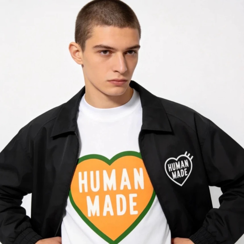 Zomer 2026 Nieuwe HUMAN MADE Mechanische Liefde Gedrukt T-shirt Japanse Ins Trendy Mannen en Vrouwen Paar Ronde Hals Korte Mouw