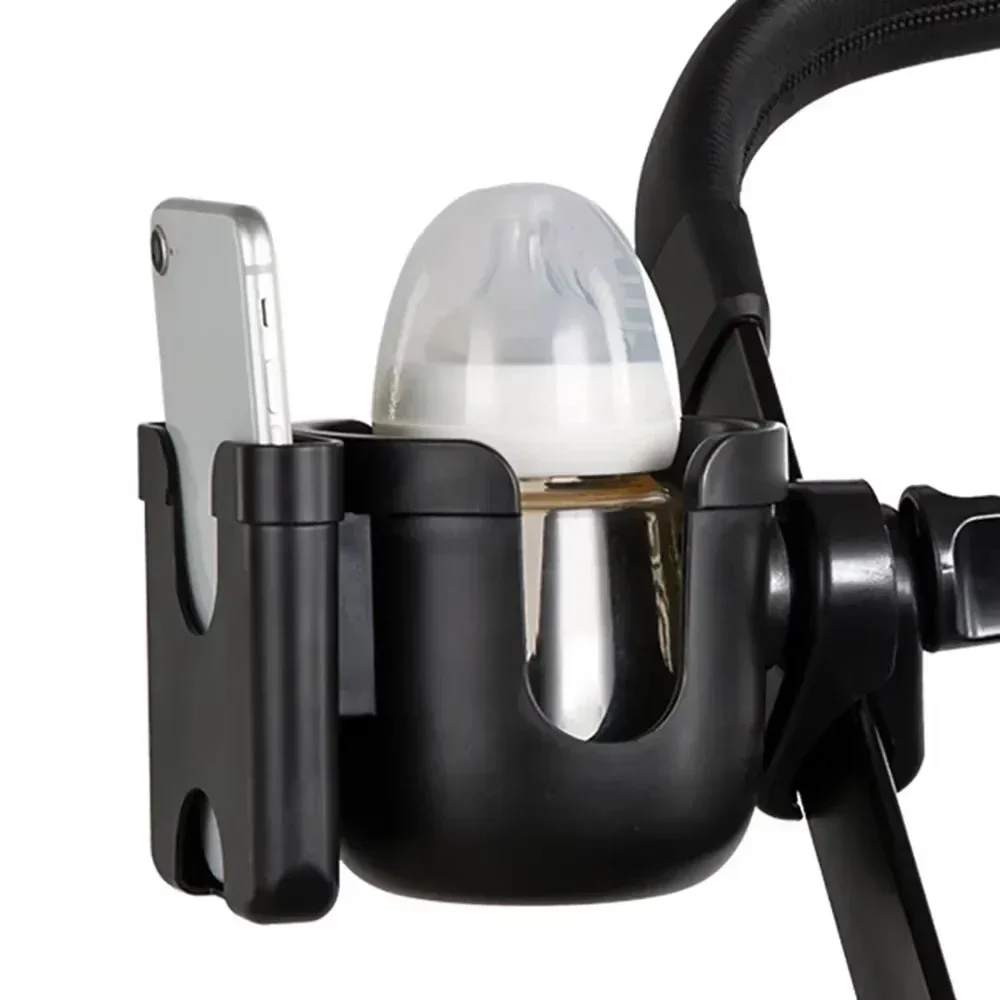Porta-copos para carrinho de bebê, porta-garrafas para carrinho de bebê, design antiderrapante, acessórios para carrinho de bebê, suporte para celular