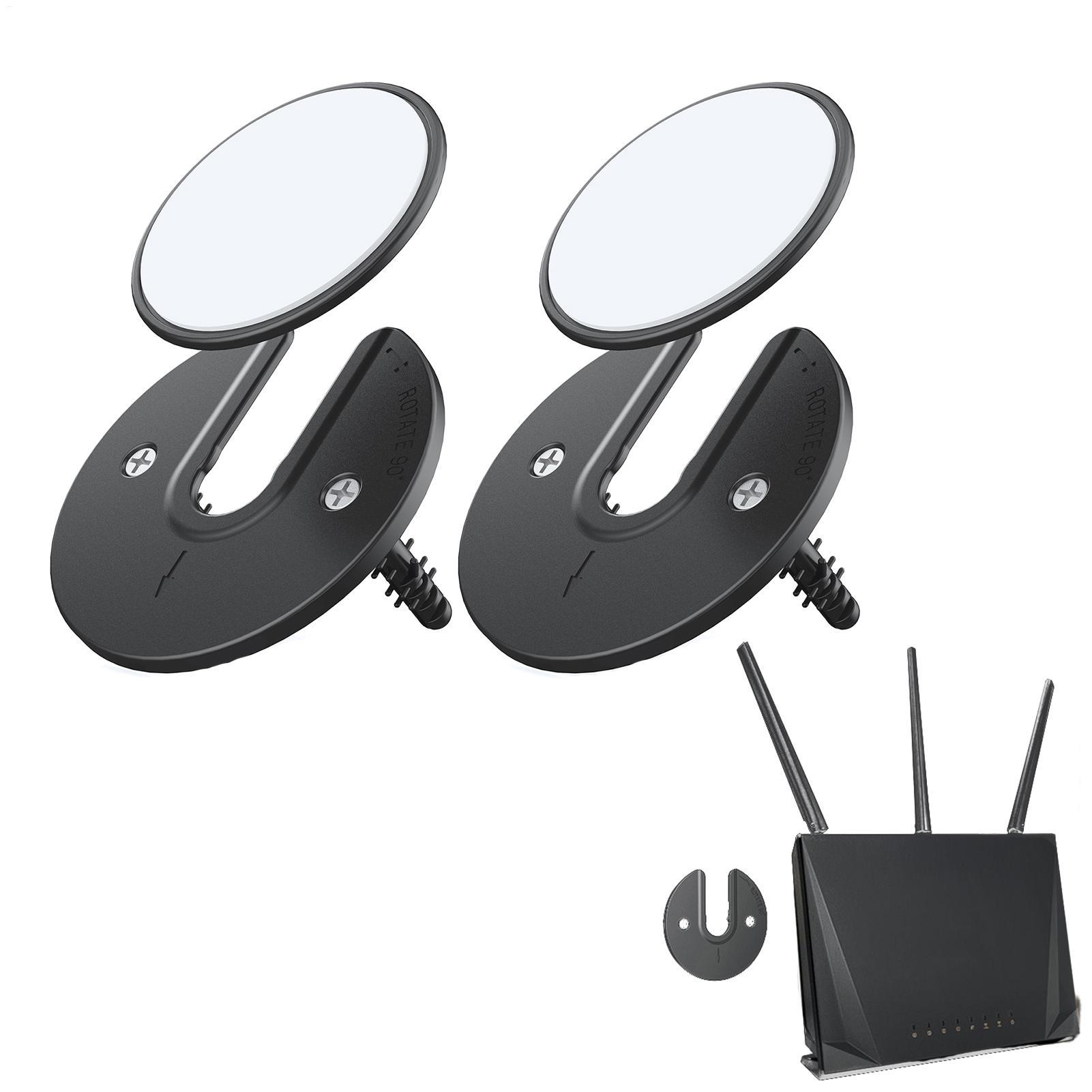 Uchwyt ścienny do tabletu Router Regulowany uchwyt obrotowy o 90 stopni do tabletu ForIpad/Kindle/e-Reader Uniwersalny uchwyt do tabletu