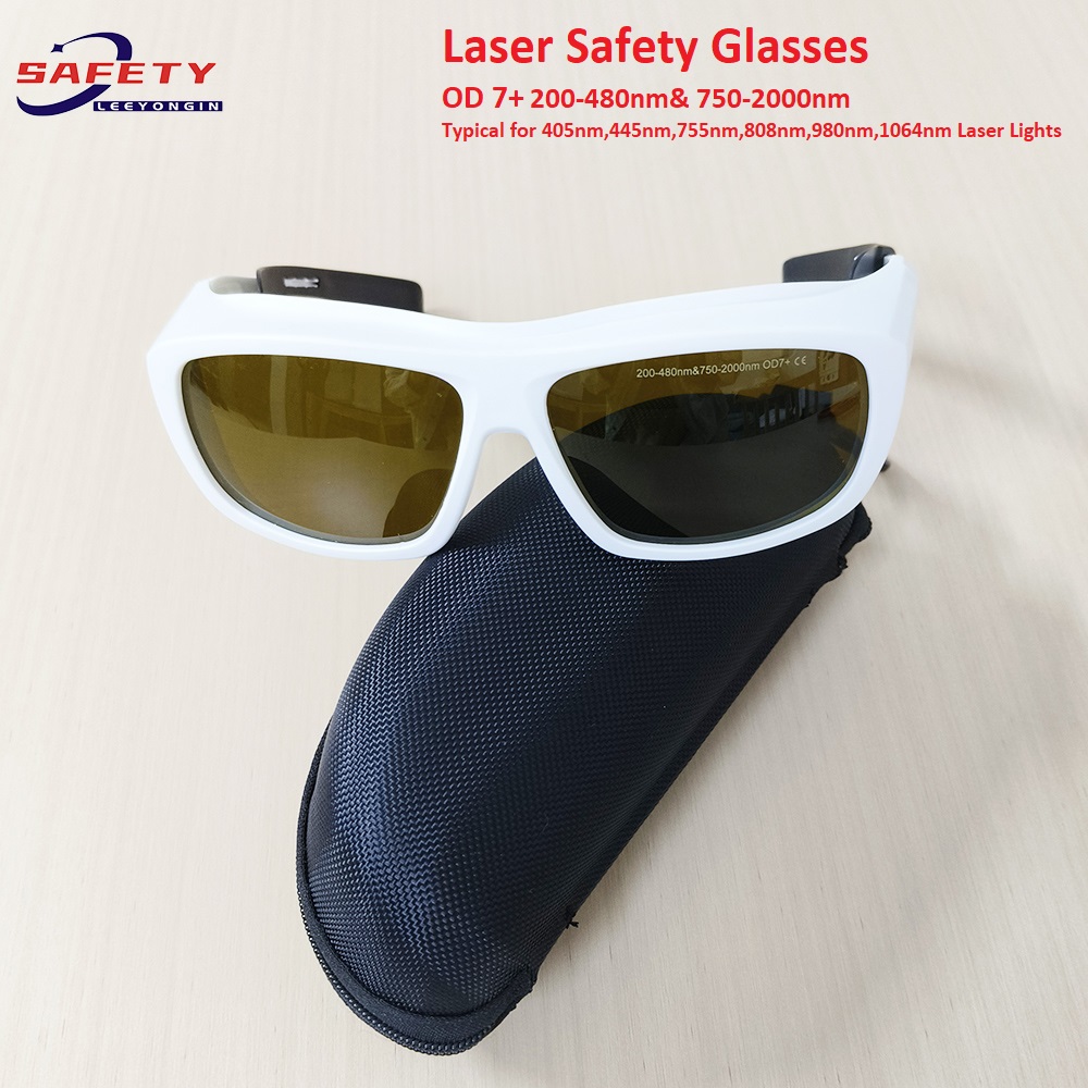 OD7 Laserschutzbrille für IPL-Laser-Haarentfernungsbehandlung, Kosmetik, Operator, Labor, Arbeit, Industrie, Augenschutz
