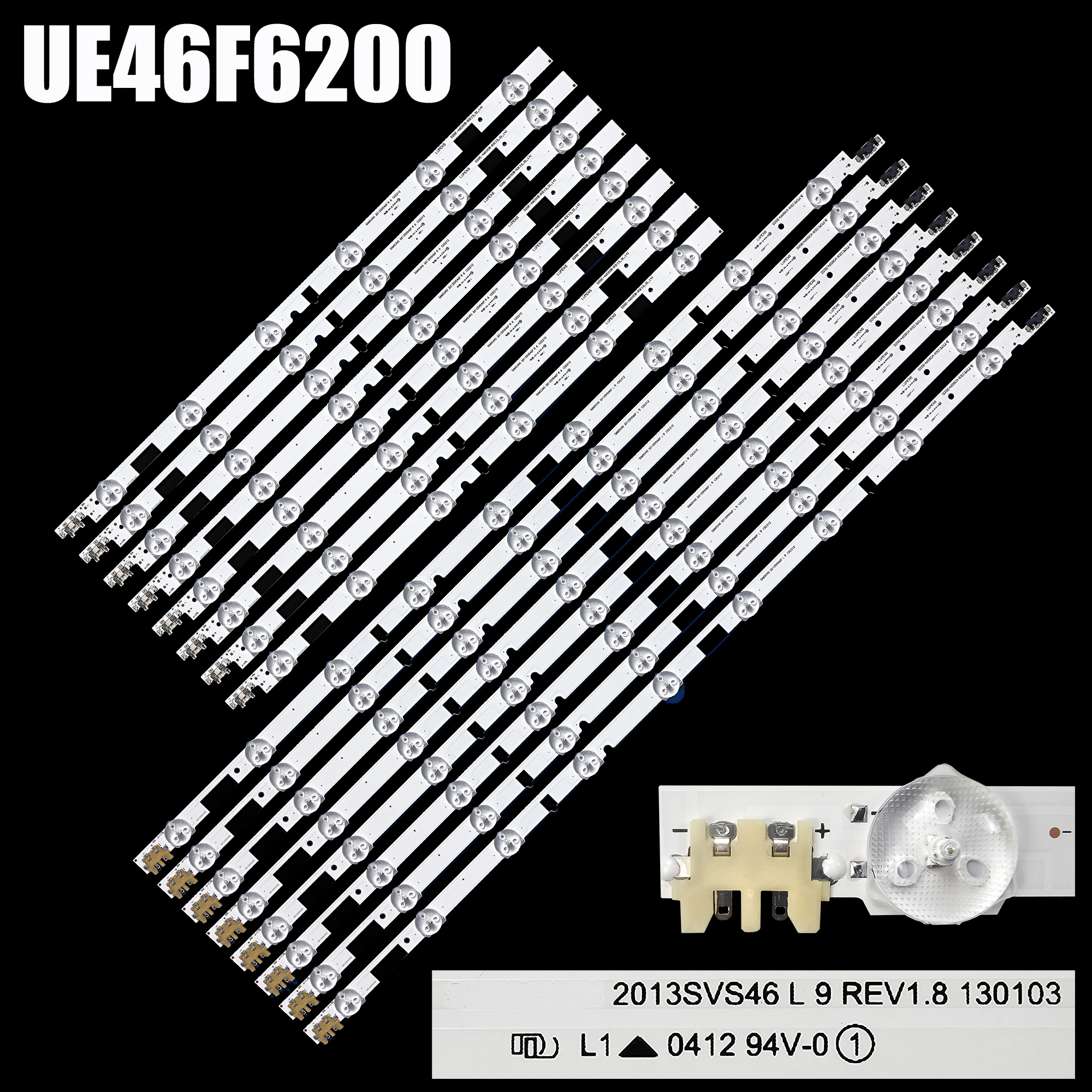LED backlight strip for UE46F5080 UE46F6700 UE46F6740 UE46F6320AW UE46F5000 UE46F6500 UE46F6320 UE46F6700 UE46F6740