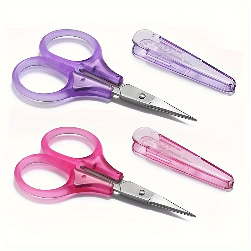 Mini juego de tijeras para manualidades, cortadores de detalles de precisión, ideales para cortar papel, álbumes de recortes, tijeras artesanales de belleza y costura